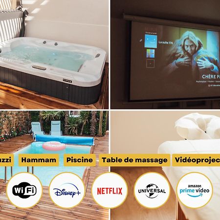 La Suite 176 - Piscine Privee, Spa, Hammam A 랭스 외부 사진